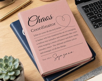 Personalized Chaos Coordinator Journal,Custom Secretary Gift,Administrative Professionals Journal,Assistant Appreciation Gift,Coworker Gift