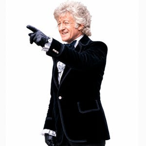 Doctor Who and the Daleks Jon Pertwee Black Velvet Coat | Vintage Time Lord Velvet Jacket | Cosplay Costume Coat | Custom Made