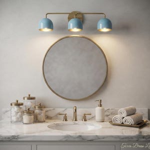 Modern 3-Light Vanity Light – Mid Century Bathroom Wall Sconce for Mirror, Powder Room & Hallway