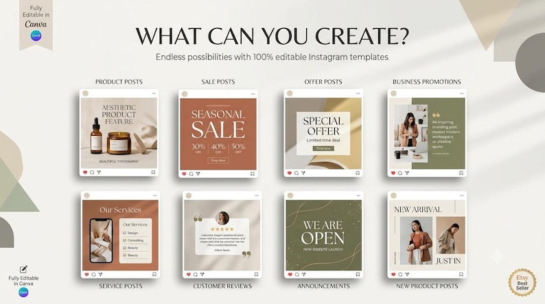 Editable Canva Social Media Templates | 30+ Business Marketing Designs ...