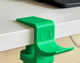 Headphones and Accessory Holder — Minimalist design, made for grip and versatility