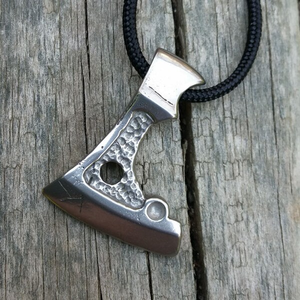Bearded Axe - Pendant, Stainless Steel
