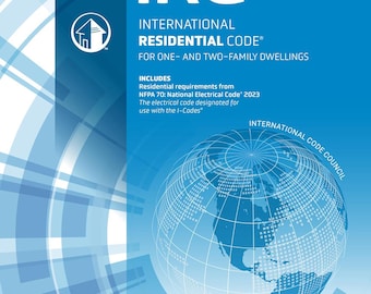 2024 International Residential Code, 1st Edition, Paperback