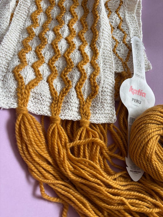 Autumn Shawlette Knitting Pattern PDF | Rectangle Lace Scarf, Charts (Instant Download)