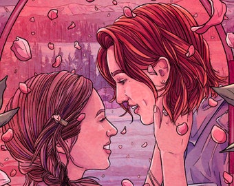 WayHaught | The Lovers | Wynonna Earp Tarot Print (2nd Edition)