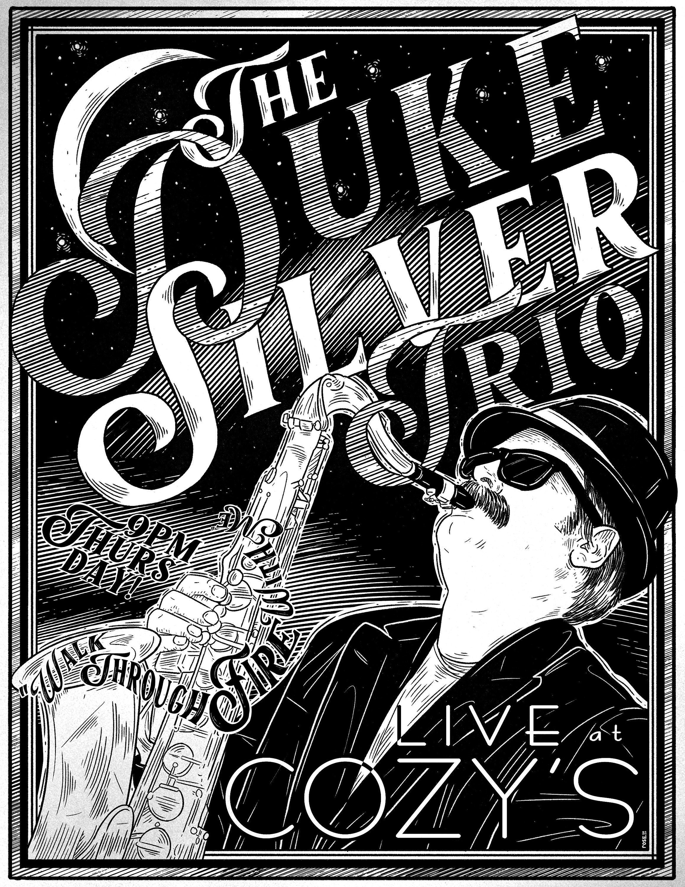 Duke Silver Parks and Rec Fan Art Print