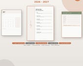 2026 2027 Daily Planner Printable | Daily Productivity Planner | Time Blocking Planner | Printable Planner PDF | Instant Download