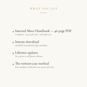 The Internal Move Handbook · Promotion & Performance Review Preparation · Career Growth Guide · Job Seekers · PDF 画像 6