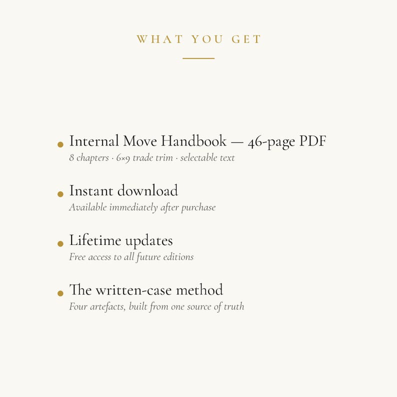 The Internal Move Handbook · Promotion & Performance Review Preparation · Career Growth Guide · Job Seekers · PDF 画像 6
