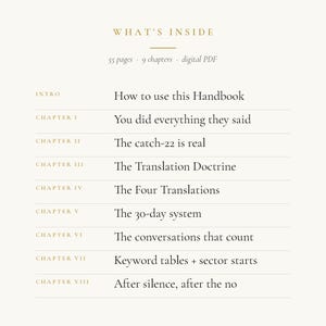 The First-Role Handbook · Graduate & Entry-Level Career Guide · Job Search, Resume, Cover Letter, Interview · Digital PDF image 2