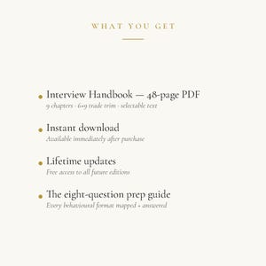 The Interview Handbook · Job Interview Guide for Graduates, Career Changers & Returners · STAR Method, Salary Negotiation · PDF image 6