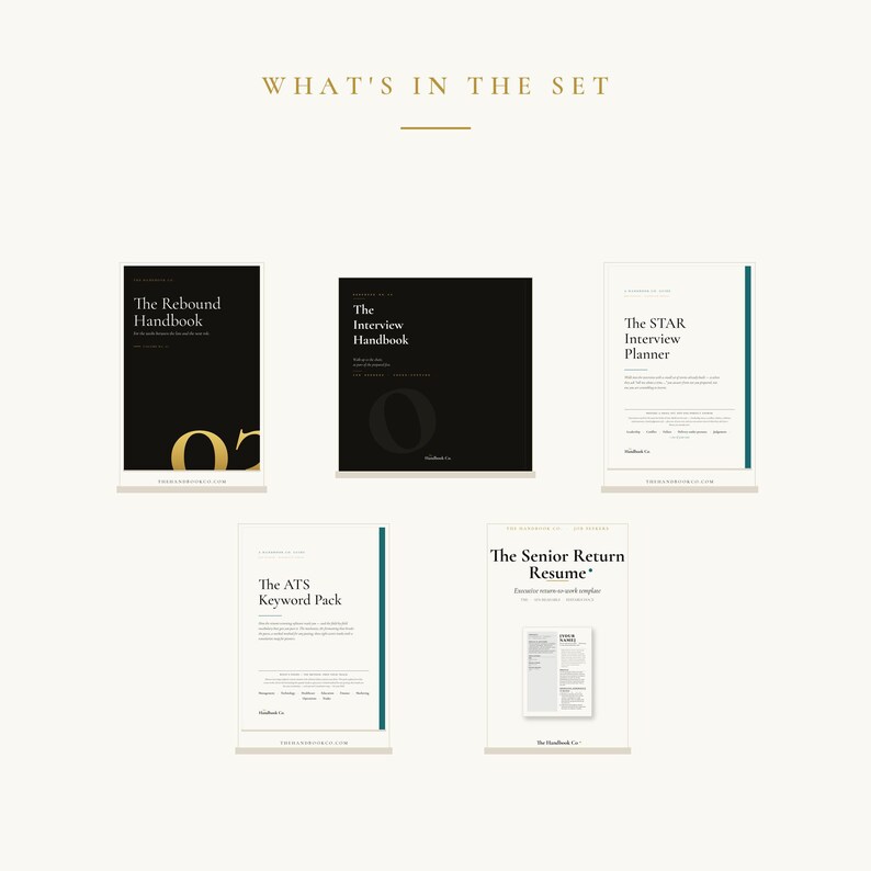 Career Comeback Bundle: Handbook, Interview Kit, STAR, ATS, Resume (5 Products) image 2