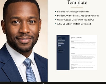 Attorney Resume Template · ATS-Tested · Word · Lawyer Legal JD · The Counsel