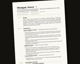 The Editor Resume Template • ATS-Readable Editorial Cover Letter Pack (Word, PDF)