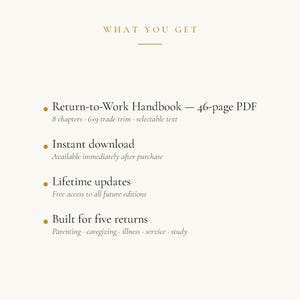 The Return-to-Work Handbook · Career Break Comeback Guide · Returning to Work After Parenting or Caregiving · PDF image 6
