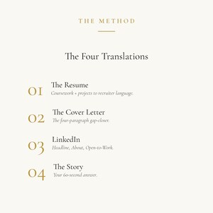 The First-Role Handbook · Graduate & Entry-Level Career Guide · Job Search, Resume, Cover Letter, Interview · Digital PDF image 5