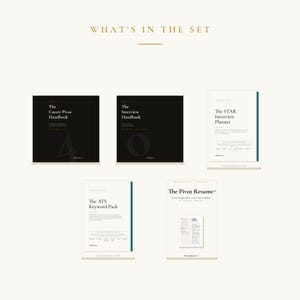 Career Pivot Handbook Bundle · Interview Kit, STAR, ATS, Resume Templates (5 Products) image 2