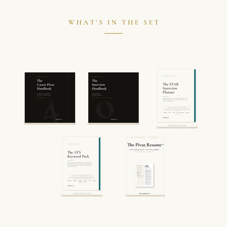 Career Pivot Handbook Bundle · Interview Kit, STAR, ATS, Resume Templates (5 Products) image 2