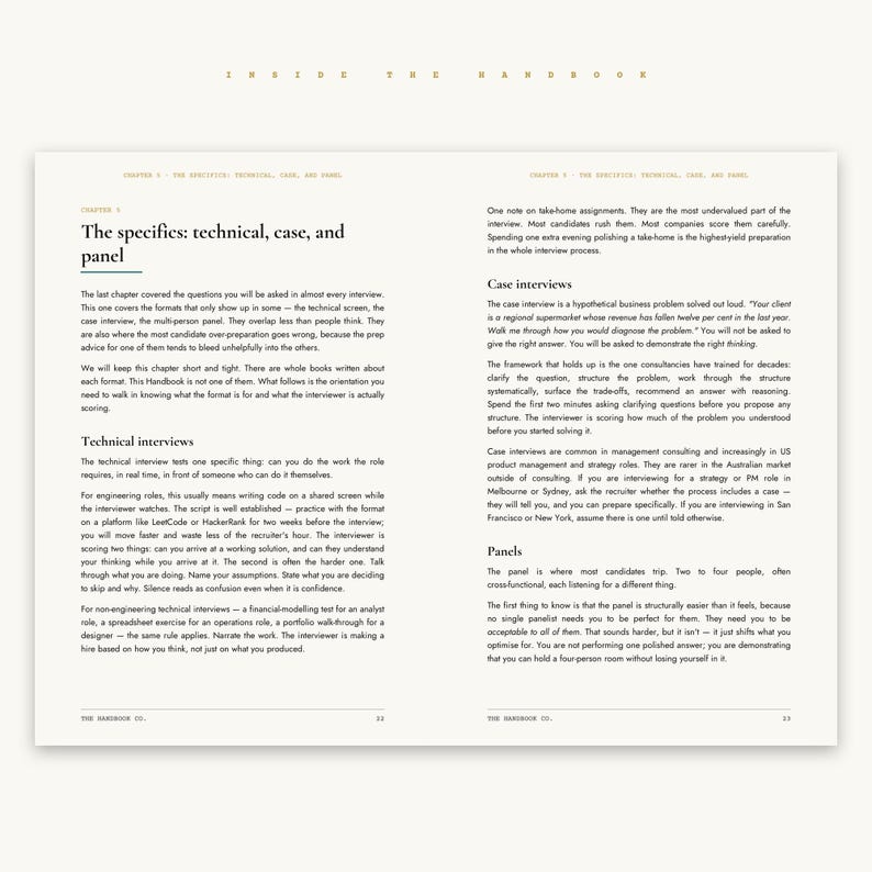 Interview Handbook for Graduates, Career Changers • STAR Method, Salary Negotiation (PDF) Bild 3