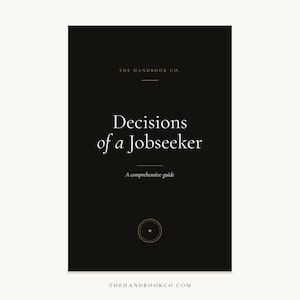 Job Seeker Decisions Guide • Resume, Cover Letter, Interview Prep (PDF) image 1