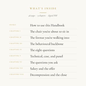 The Interview Handbook · Job Interview Guide for Graduates, Career Changers & Returners · STAR Method, Salary Negotiation · PDF image 2
