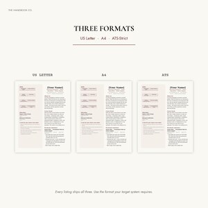 Return-to-Work Resume Template – Soft Serif Design, ATS-Friendly DOCX imagen 2