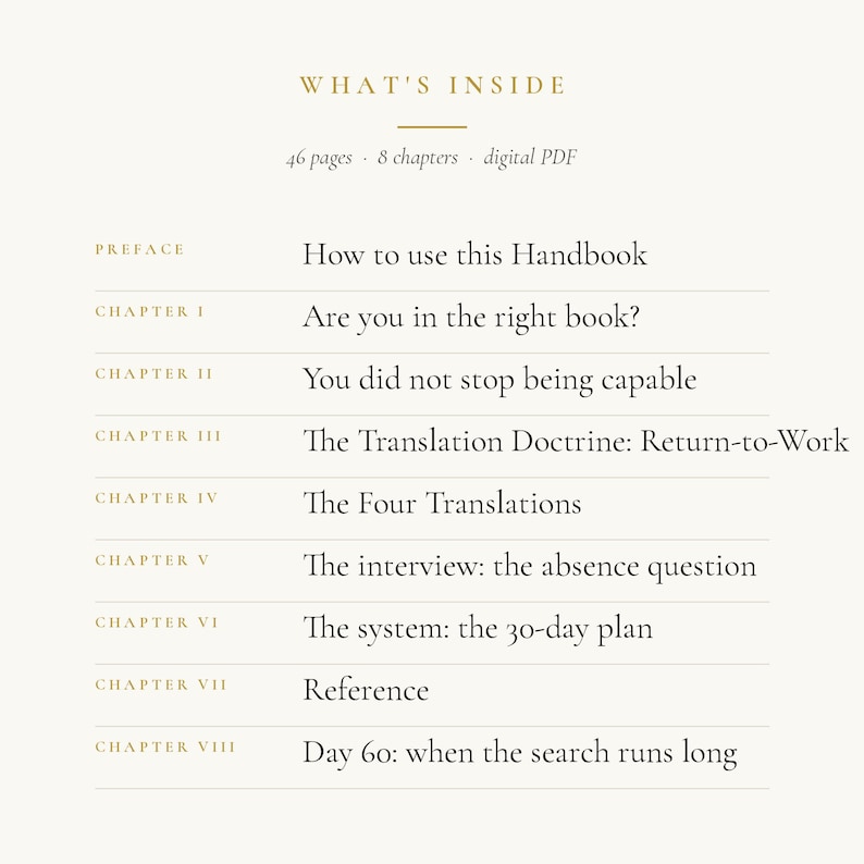 The Return-to-Work Handbook · Career Break Comeback Guide · Returning to Work After Parenting or Caregiving · PDF image 2