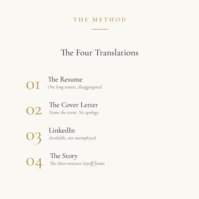 The Rebound Handbook · Career Guide After Layoff, Redundancy or Restructure · Resume, Cover Letter & Interview · PDF image 5