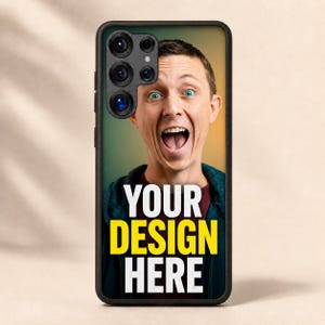 Custom Samsung Galaxy Case for Galaxy S26/S25/S24/S23/S21/S20/Ultra/Plus/Note20/Note10 with Photo, Personalized Picture Phone Cover