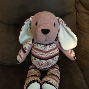 Memory Puppy Dog Keepsakes made from clothing, blankets, vintage and more