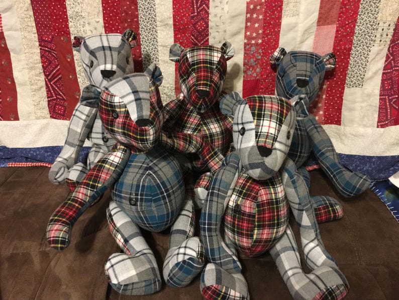 blankets Memory Bear Keepsakes made from clothing from your loved one