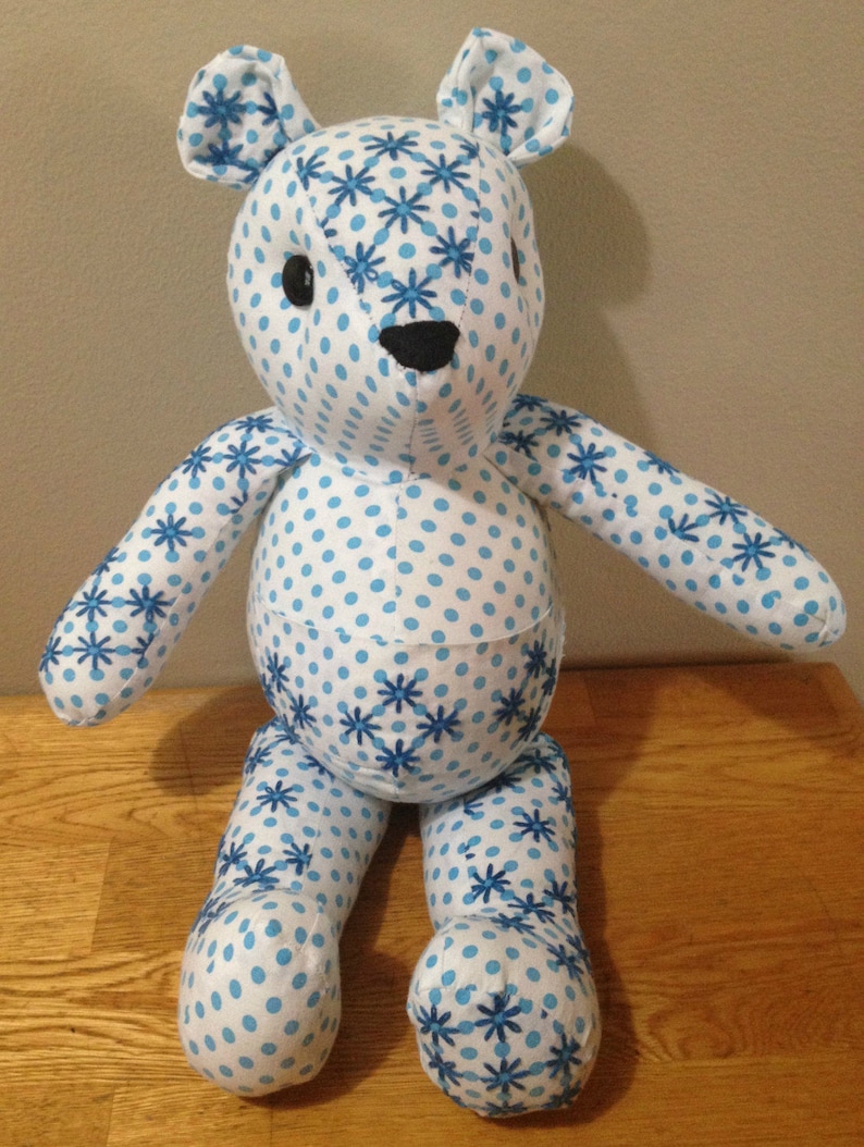 Memory Bear Keepsake made from your loved ones clothing