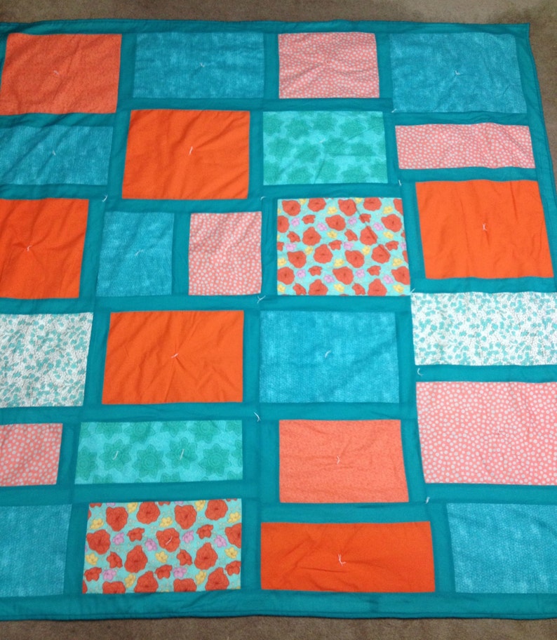 Stained Glass Window Quilt in Space and Game Prints Etsy