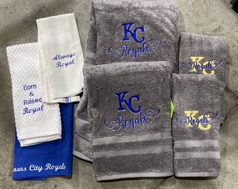 KC Kansas City Royals kitchen towels