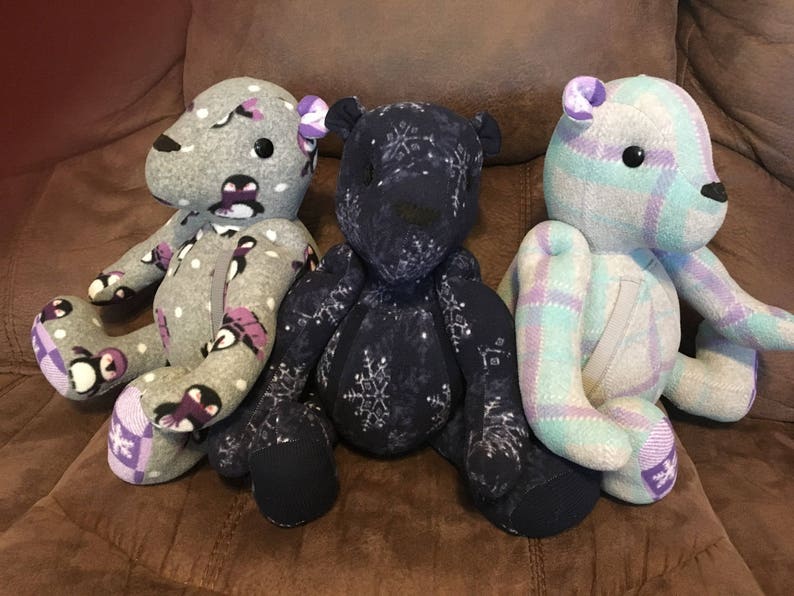 blankets Memory Bear Keepsakes made from clothing from your loved one