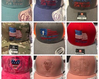 Celebrating 250 years in America July 4th Blessing 1776-2026 hats