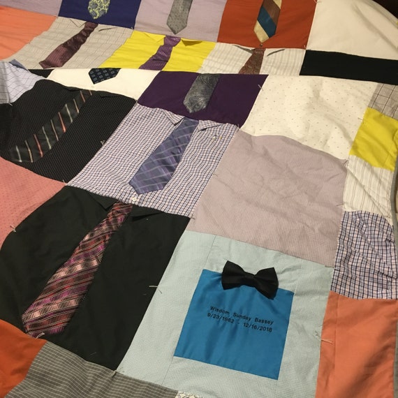 How To Make A Shirt And Tie Quilt Britt's T Shirt Quilts | Another