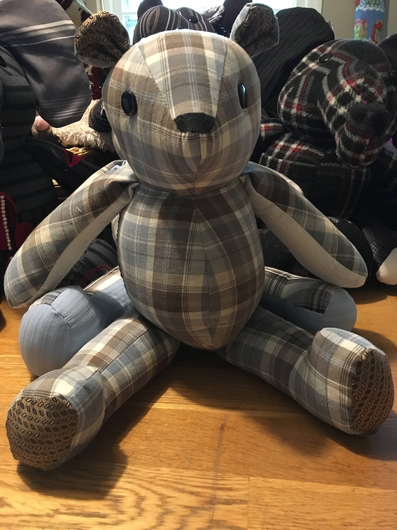 Memory Bear Keepsake made from your loved ones clothing