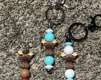 Moose Lanyards, Backpack hooks, Bookmarks, Cup markers and Keychains