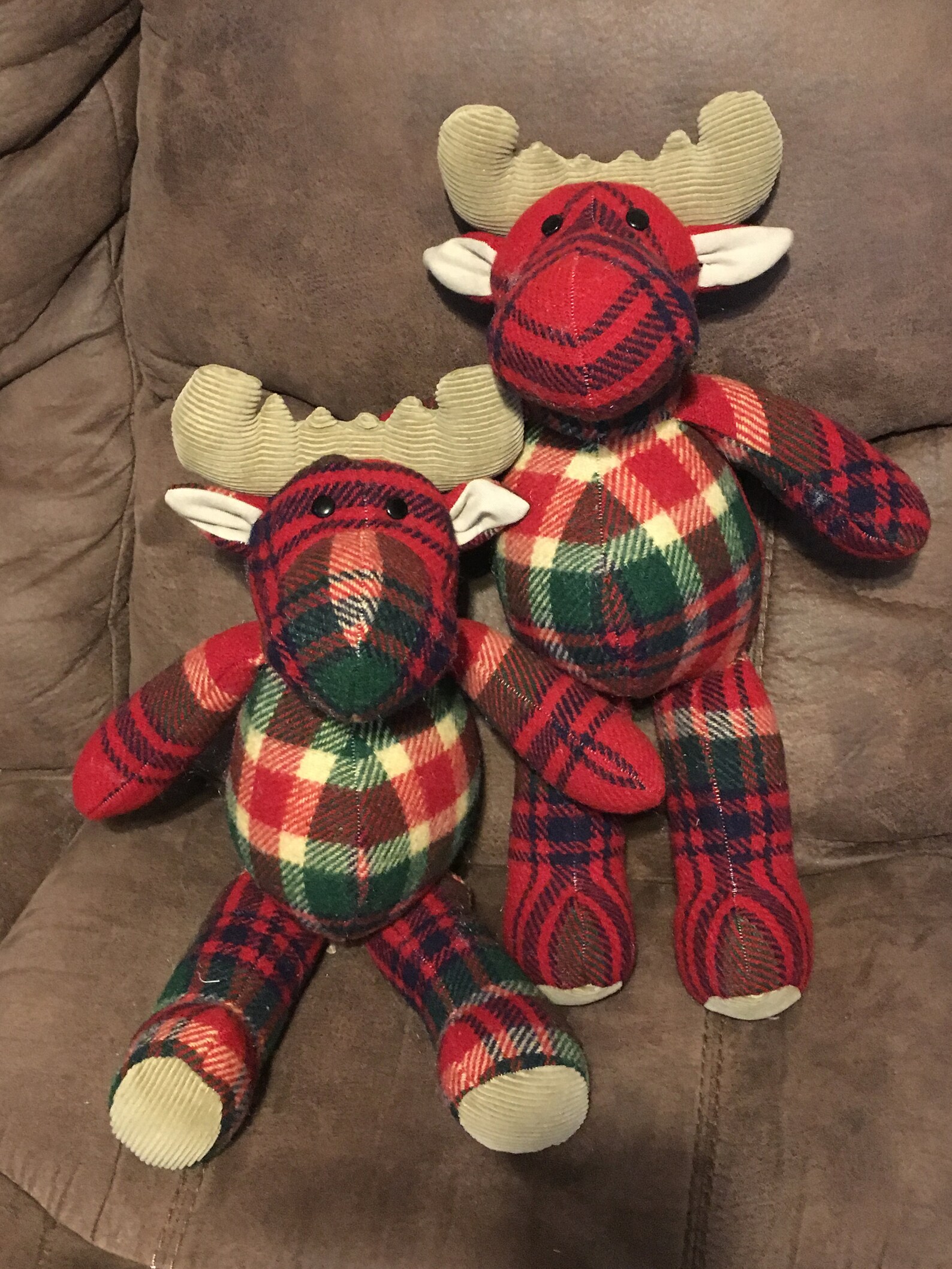 Memory Moose Keepsakes Made From Clothing Blankets Vintage Etsy