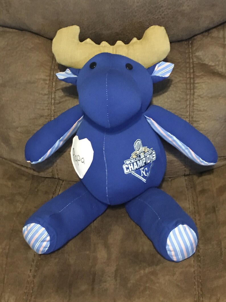 Memory Moose Keepsakes Made From Clothing Blankets Vintage Etsy