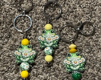 Frog and Turtle Lanyards, Backpack hooks, Bookmarks and Keychains