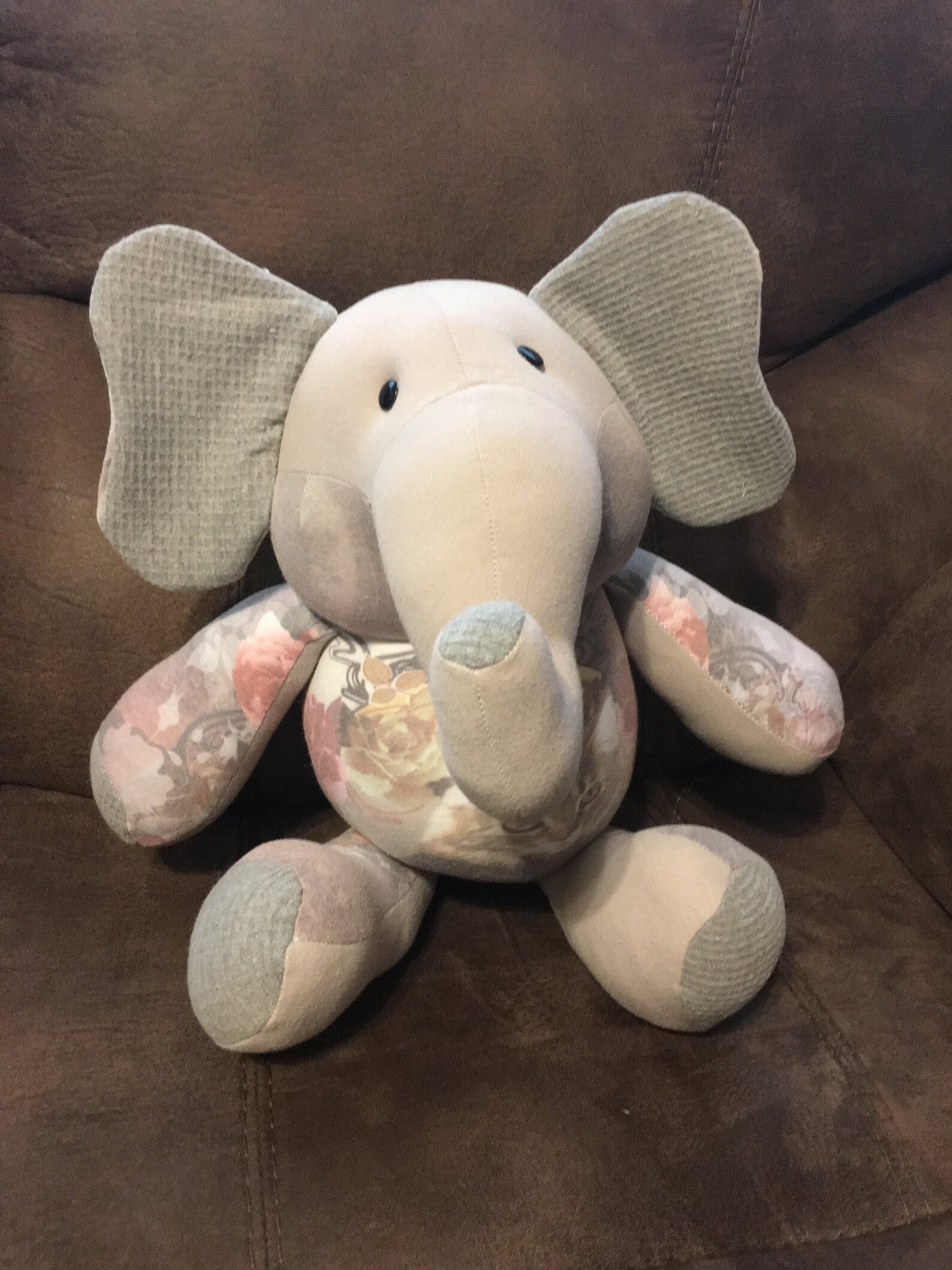 Memory Elephant Keepsakes Made From Clothing Blankets Etsy