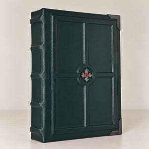 Elegant tom läderjournal, handbunden anteckningsbok