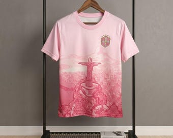 Custom Brazil Pink Soccer Jersey 2025/26 – Personalized Name & Number Football Shirt – Rare Fan Edition Kit