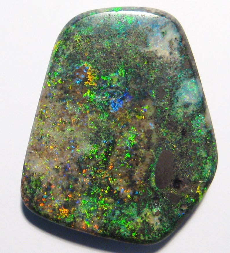 Magnificent Large Australian Andamooka Matrix Opal Solid Cut Etsy
