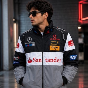 Mercedes racing jacket - Etsy 日本