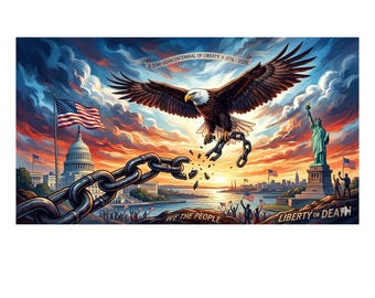 250-årsjubileumsörngrafik, digital konst för amerikansk självständighet (digital nedladdning)