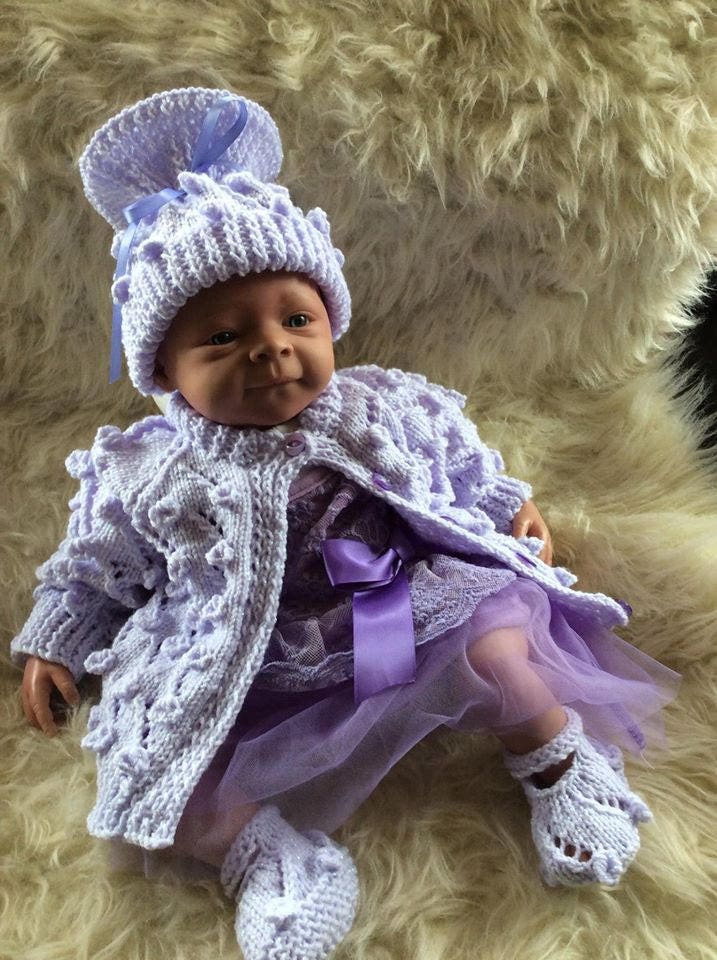 Abby Baby/reborn Knitting Pattern 0/3 Etsy