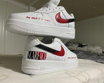 Zapatillas Nike Air Force 1 personalizadas scarface